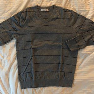 Sexy AF Striped V-Neck Sweater